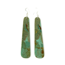 Load image into Gallery viewer, Turquoise Slab Earrings