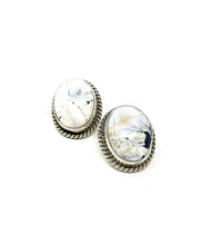 Load image into Gallery viewer, White Buffalo Stud Earrings