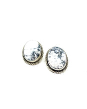 Load image into Gallery viewer, White Buffalo Stud Earrings