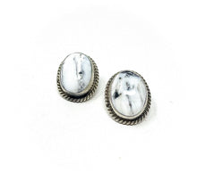 Load image into Gallery viewer, White Buffalo Stud Earrings
