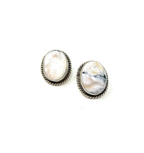 Load image into Gallery viewer, White Buffalo Stud Earrings