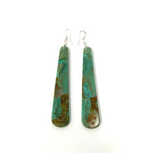 Load image into Gallery viewer, Turquoise Slab Earrings