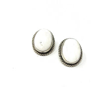 Load image into Gallery viewer, White Buffalo Stud Earrings