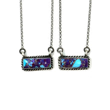 Load image into Gallery viewer, Purple Mojave Bar Necklace
