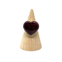 Load image into Gallery viewer, Purple Spiny Heart Ring
