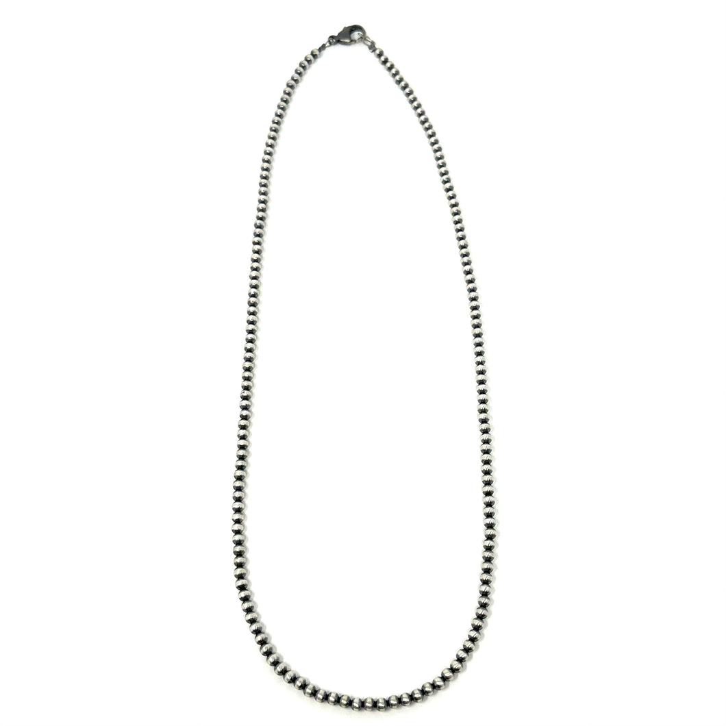 4mm 24” Navajo Pearl Necklace