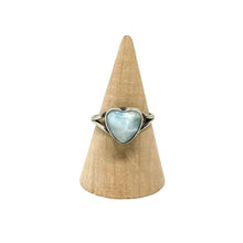 Load image into Gallery viewer, Larimar Heart Ring
