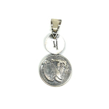 Load image into Gallery viewer, Lapis 1944 Coin Pendant
