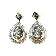 Load image into Gallery viewer, Sterling Silver Concho Earrings
