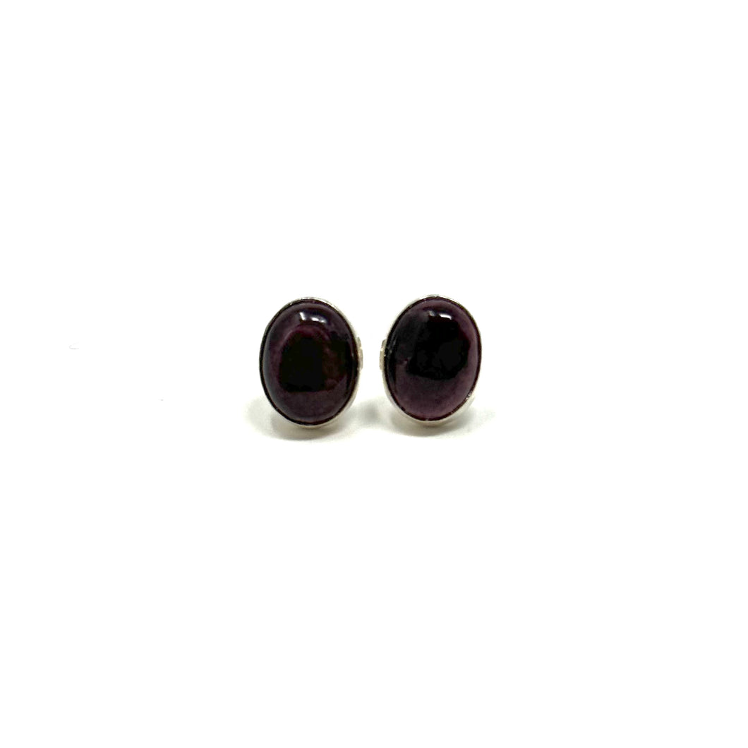 Purple Spiny Stud Earrings