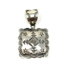 Load image into Gallery viewer, Square Sterling Silver Pendant
