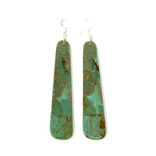 Load image into Gallery viewer, Turquoise Slab Earrings
