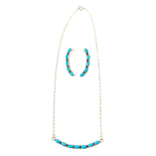 Load image into Gallery viewer, Turquoise Necklace and Earring Set
