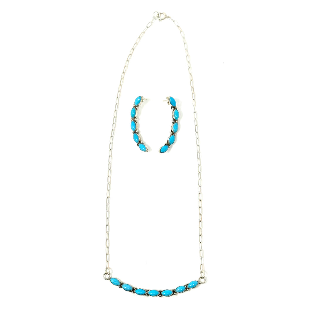 Turquoise Necklace and Earring Set