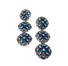 Load image into Gallery viewer, Turquoise Stud Dangles
