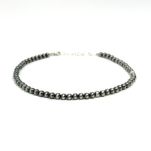 Load image into Gallery viewer, 4mm 9.5” Navajo Pearl Anklet
