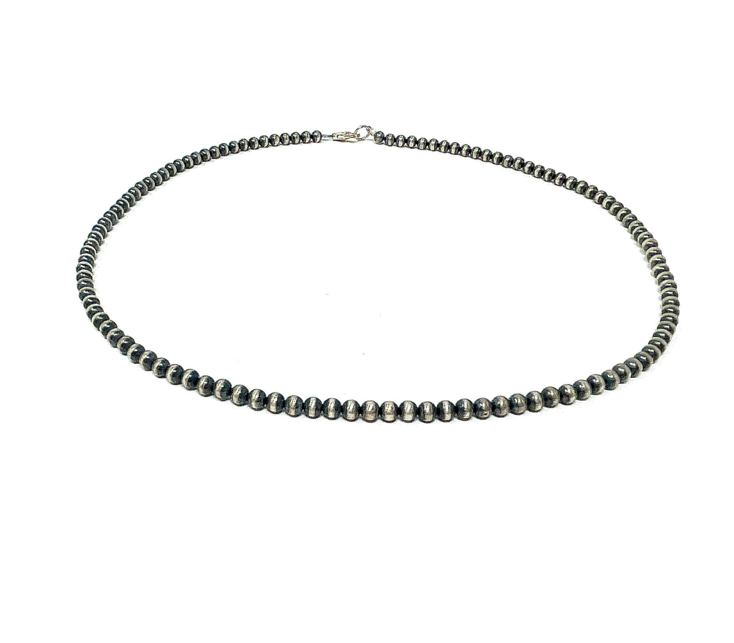 4mm 18” Navajo Pearl Necklace