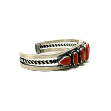 Load image into Gallery viewer, Red Coral Cuff
