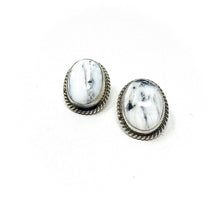 Load image into Gallery viewer, White Buffalo Stud Earrings

