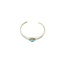 Load image into Gallery viewer, Turquoise Stone Baby Cuff
