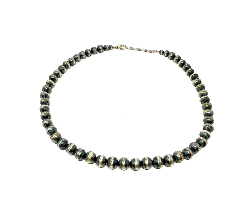 12mm 24” - 26” Navajo Pearl Necklace