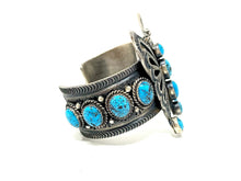 Load image into Gallery viewer, Turquoise Butterfly Cuff
