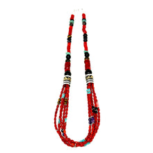 Load image into Gallery viewer, Rose Singer Red Coral Necklace
