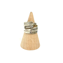 Load image into Gallery viewer, Sterling Silver Feather Ring
