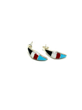 Load image into Gallery viewer, Inlay Stud Earrings
