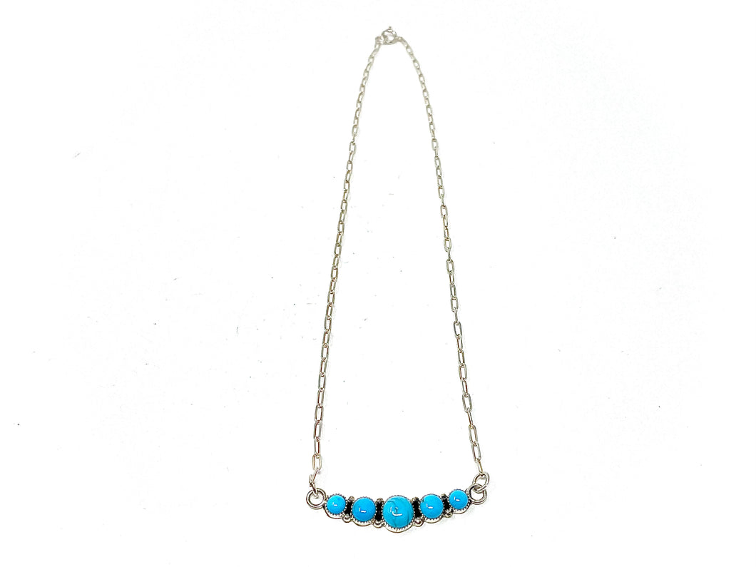 Turquoise Bar Necklace