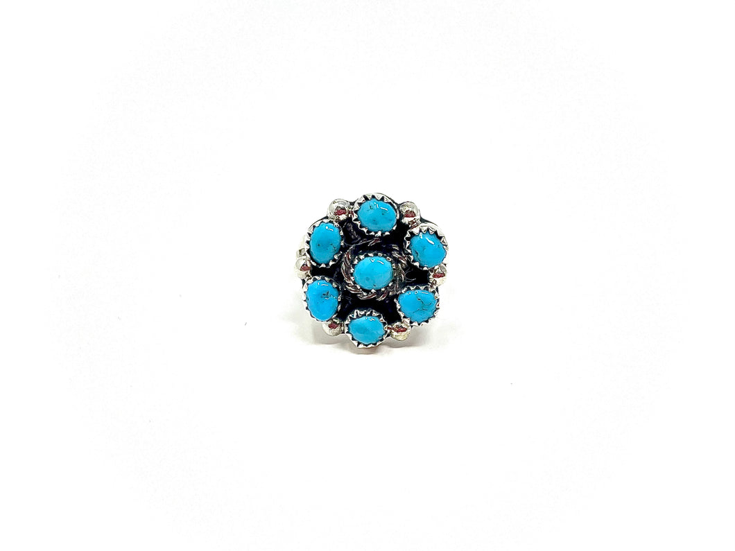 Turquoise Cluster Ring