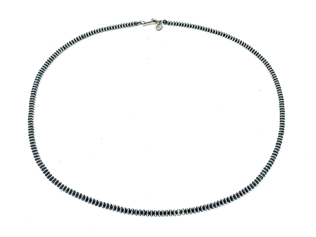 3mm 20” Saucer Navajo Pearl Necklace
